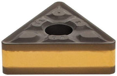 Iscar - TNMG332 TF Grade IC8150 Carbide Turning Insert - TiCN/Al2O3 Finish, 60° Triangle, 3/8" Inscr Circle, 3/16" Thick, 1/32" Corner Radius - Apex Tool & Supply