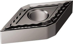 Sandvik Coromant - DNMG442 QM Grade 1105 Carbide Turning Insert - TiAlN2 Finish, 55° Diamond, 1/2" Inscr Circle, 1/4" Thick, 1/32" Corner Radius - Apex Tool & Supply