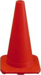 PRO-SAFE - 18" High, Orange Rigid Traffic Cone - 12" Base Width, 3 Lb, PVC - Apex Tool & Supply