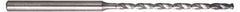 Guhring - 3/32", 135° Point, Solid Carbide Micro Drill Bit - 44mm Flute Length, 4mm Shank Diam, Series 6412 - Apex Tool & Supply