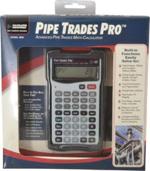 Calculated Industries - 58 Function Pipe Trades Industrial Calculator - 5.6299 Inch Long x 3 Inch Wide - Apex Tool & Supply