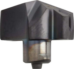 Iscar - Series ICP, 5/8" Diam Grade IC908 140° Replaceable Drill Tip - Carbide, TiAlN Finish, 15 Seat Size, Through Coolant - Apex Tool & Supply