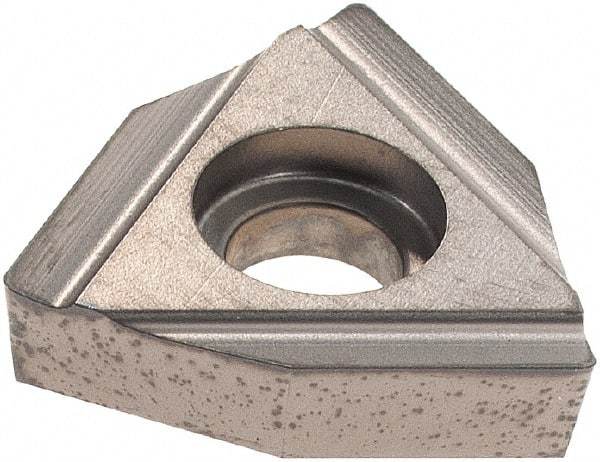 Komet - WOHX060304 G12 Grade P25M Carbide Boring Insert - Uncoated, 84° Trigon, 8° Relief Angle, 10mm Inscr Circle, 3.18mm Thick, 0.4mm Corner Radius - Apex Tool & Supply