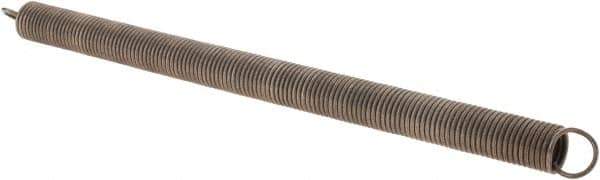 Associated Spring Raymond - 5/8" OD, Steel Extension Spring - 2.1 Lb/In Rating - Apex Tool & Supply