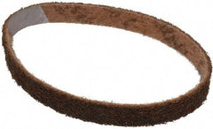 3M - 3/4" Wide x 18" OAL, Aluminum Oxide Abrasive Belt - Aluminum Oxide, Coarse, Nonwoven, Series SC-BS - Apex Tool & Supply