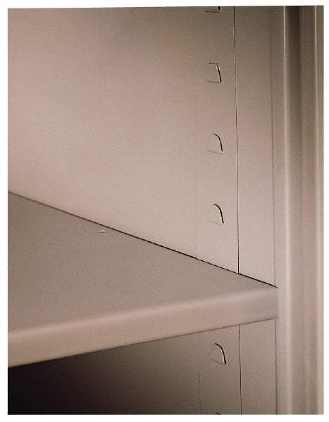 Tennsco - Wardrobe Storage Cabinet - Steel, 36" Wide x 24" Deep x 3/4" High, Putty - Apex Tool & Supply