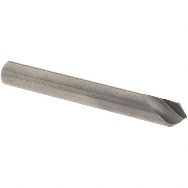 OSG - 1/4" Head Diam, 1/4" Shank Diam, 1 Flute 90° Solid Carbide Countersink - Apex Tool & Supply