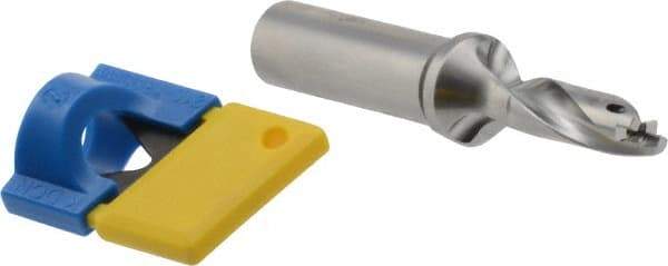 Iscar - 0.413" to 0.429" Diam, 3xD, 1.24" Max Depth, 5/8" Shank Diam, 3.77" OAL, Replaceable-Tip Drill - FCP, ICK, ICK-2M, ICM, ICN, ICP, iCP-2M Insert, 10 Seat Size, 63973044 Toolholder, Series SumoCham - Apex Tool & Supply