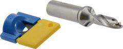 Iscar - 0.413" to 0.429" Diam, 3xD, 1.24" Max Depth, 5/8" Shank Diam, 3.77" OAL, Replaceable-Tip Drill - FCP, ICK, ICK-2M, ICM, ICN, ICP, iCP-2M Insert, 10 Seat Size, 63973044 Toolholder, Series SumoCham - Apex Tool & Supply