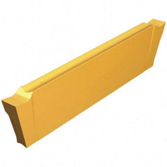 Iscar - 1500DGR P Grade IC508, 1.5mm Cutting Width Carbide Grooving Insert - 18mm Max Depth of Cut, Neutral, 0.05mm Corner Radius - Apex Tool & Supply