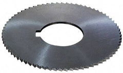 Controx - 1-1/2" Diam x 0.0938" Blade Thickness x 1/2" Arbor Hole Diam, 48 Tooth Slitting and Slotting Saw - Arbor Connection, Right Hand, Uncoated, Cobalt, Concave Ground, Contains Keyway - Apex Tool & Supply