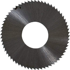 Controx - 1" Diam x 0.0156" Blade Thickness x 3/8" Arbor Hole Diam, 64 Tooth Slitting and Slotting Saw - Arbor Connection, Right Hand, Uncoated, High Speed Steel, Concave Ground - Apex Tool & Supply