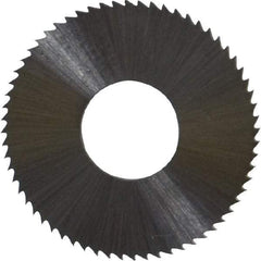 Controx - 1" Diam x 0.0313" Blade Thickness x 3/8" Arbor Hole Diam, 64 Tooth Slitting & Slotting Saw - Arbor Connection, Right Hand, Uncoated, M2 High Speed Steel, Concave Ground - Apex Tool & Supply