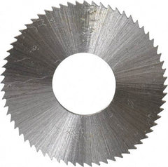Controx - 1" Diam x 0.04" Blade Thickness x 3/8" Arbor Hole Diam, 64 Tooth Slitting and Slotting Saw - Arbor Connection, Right Hand, Uncoated, Cobalt, Concave Ground, Contains Keyway - Apex Tool & Supply