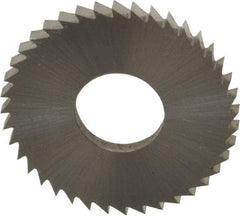 Controx - 1" Diam x 0.0781" Blade Thickness x 3/8" Arbor Hole Diam, 40 Tooth Slitting and Slotting Saw - Arbor Connection, Right Hand, Uncoated, Cobalt, Concave Ground, Contains Keyway - Apex Tool & Supply