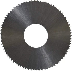 Controx - 1-1/2" Diam x 0.0156" Blade Thickness x 1/2" Arbor Hole Diam, 80 Tooth Slitting and Slotting Saw - Arbor Connection, Right Hand, Uncoated, High Speed Steel, Concave Ground - Apex Tool & Supply