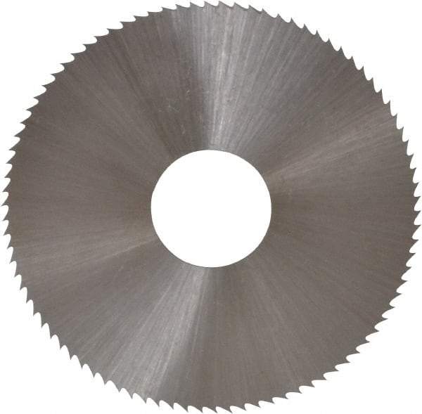 Controx - 1-3/4" Diam x 0.018" Blade Thickness x 1/2" Arbor Hole Diam, 90 Tooth Slitting and Slotting Saw - Arbor Connection, Right Hand, Uncoated, High Speed Steel, Concave Ground - Apex Tool & Supply