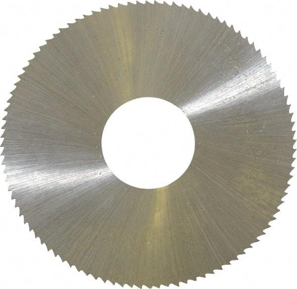 Controx - 2" Diam x 0.025" Blade Thickness x 5/8" Arbor Hole Diam, 100 Tooth Slitting & Slotting Saw - Arbor Connection, Right Hand, Uncoated, M2 High Speed Steel, Concave Ground - Apex Tool & Supply