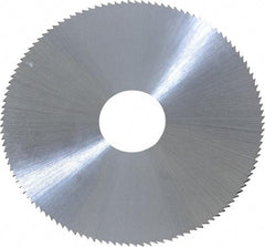 Controx - 2-1/2" Diam x 0.025" Blade Thickness x 5/8" Arbor Hole Diam, 120 Tooth Slitting & Slotting Saw - Arbor Connection, Right Hand, Uncoated, M2 High Speed Steel, Concave Ground - Apex Tool & Supply
