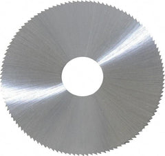Controx - 2-1/2" Diam x 0.0313" Blade Thickness x 5/8" Arbor Hole Diam, 120 Tooth Slitting & Slotting Saw - Arbor Connection, Right Hand, Uncoated, M2 High Speed Steel, Concave Ground - Apex Tool & Supply