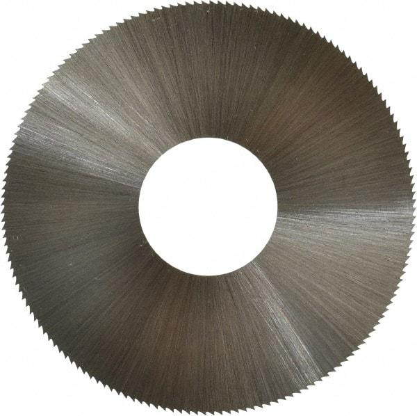 Controx - 3" Diam x 0.014" Blade Thickness x 1" Arbor Hole Diam, 160 Tooth Slitting and Slotting Saw - Arbor Connection, Right Hand, Uncoated, High Speed Steel, Concave Ground - Apex Tool & Supply