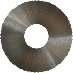 Controx - 3" Diam x 0.014" Blade Thickness x 1" Arbor Hole Diam, 160 Tooth Slitting and Slotting Saw - Arbor Connection, Right Hand, Uncoated, High Speed Steel, Concave Ground - Apex Tool & Supply