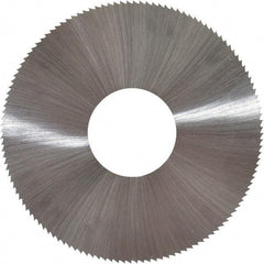 Controx - 3" Diam x 0.02" Blade Thickness x 1" Arbor Hole Diam, 160 Tooth Slitting and Slotting Saw - Arbor Connection, Right Hand, Uncoated, High Speed Steel, Concave Ground - Apex Tool & Supply