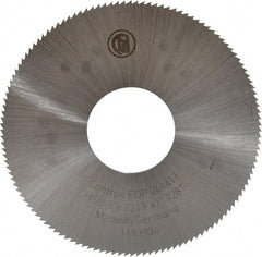 Controx - 3" Diam x 0.0313" Blade Thickness x 1" Arbor Hole Diam, 128 Tooth Slitting & Slotting Saw - Arbor Connection, Right Hand, Uncoated, M2 High Speed Steel, Concave Ground - Apex Tool & Supply