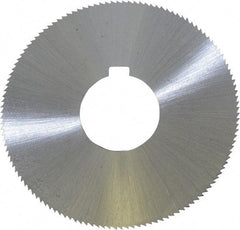 Controx - 3" Diam x 0.0469" Blade Thickness x 1" Arbor Hole Diam, 128 Tooth Slitting and Slotting Saw - Arbor Connection, Right Hand, Uncoated, Cobalt, Concave Ground, Contains Keyway - Apex Tool & Supply