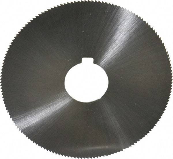 Controx - 4" Diam x 0.0313" Blade Thickness x 1" Arbor Hole Diam, 160 Tooth Slitting and Slotting Saw - Arbor Connection, Right Hand, Uncoated, Cobalt, Concave Ground - Apex Tool & Supply