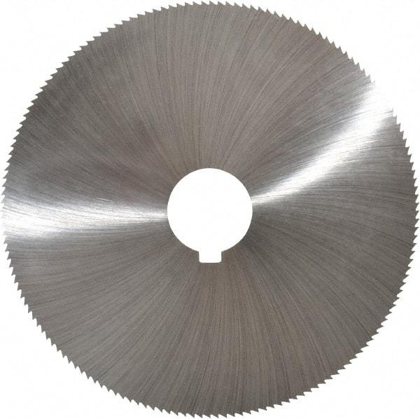 Controx - 5" Diam x 0.0313" Blade Thickness x 1" Arbor Hole Diam, 160 Tooth Slitting and Slotting Saw - Arbor Connection, Right Hand, Uncoated, Cobalt, Concave Ground - Apex Tool & Supply