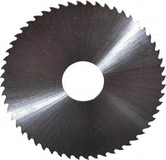 Controx - 2-1/2" Diam x 0.0313" Blade Thickness x 5/8" Arbor Hole Diam, 56 Tooth Slitting & Slotting Saw - Arbor Connection, Right Hand, Uncoated, M2 High Speed Steel, 15° Rake, Concave Ground - Apex Tool & Supply