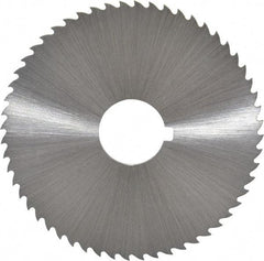 Controx - 2-1/2" Diam x 0.04" Blade Thickness x 5/8" Arbor Hole Diam, 56 Tooth Slitting and Slotting Saw - Arbor Connection, Right Hand, Uncoated, Cobalt, 15° Rake, Concave Ground, Contains Keyway - Apex Tool & Supply