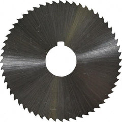 Controx - 2-1/2" Diam x 0.0469" Blade Thickness x 5/8" Arbor Hole Diam, 56 Tooth Slitting and Slotting Saw - Arbor Connection, Right Hand, Uncoated, Cobalt, 15° Rake, Concave Ground, Contains Keyway - Apex Tool & Supply