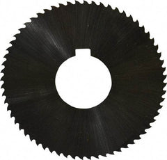 Controx - 3" Diam x 0.0313" Blade Thickness x 1" Arbor Hole Diam, 64 Tooth Slitting & Slotting Saw - Arbor Connection, Right Hand, Uncoated, M2 High Speed Steel, 15° Rake, Concave Ground - Apex Tool & Supply