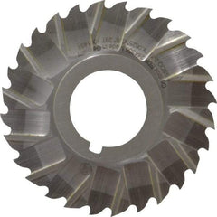 Controx - 2-1/2" Blade Diam x 1/16" Blade Thickness, 7/8" Hole, 28 Teeth, Cobalt Side Chip Saw - Staggered Tooth, Arbor Connection, Right Hand Cut, Uncoated, with Keyway - Apex Tool & Supply