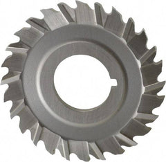 Controx - 2-1/2" Blade Diam x 1/8" Blade Thickness, 7/8" Hole, 28 Teeth, Cobalt Side Chip Saw - Staggered Tooth, Arbor Connection, Right Hand Cut, Uncoated, with Keyway - Apex Tool & Supply