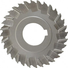 Controx - 3" Blade Diam x x 0.0938" Blade Thickness, 1" Hole, 32 Teeth, Cobalt Side Chip Saw - Staggered Tooth, Arbor Connection, Right Hand Cut, Uncoated, with Keyway - Apex Tool & Supply