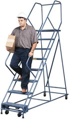 Gillis - 4-1/2' High 300 Lb Capacity 2 Step Rolling Ladder - Apex Tool & Supply