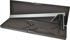 SPI - 2 Piece, 18" Combination Square Set - 1/32 & 1/64" (English/Metric) Graduation, Hardened Steel Blade, Hardened Steel Square Head - Apex Tool & Supply