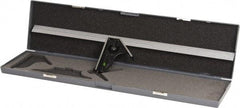 SPI - 2 Piece, 24" Combination Square Set - 1/16, 1/32, 1/64 & 1/8" (4R) Graduation, Hardened Steel Blade, Hardened Steel Square Head - Apex Tool & Supply