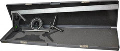 SPI - 4 Piece, 24" Combination Square Set - 1/100, 1/32, 1/50 & 1/64" (16R) Graduation, Hardened Steel Blade, Hardened Steel Center, Protractor & Square Head - Apex Tool & Supply