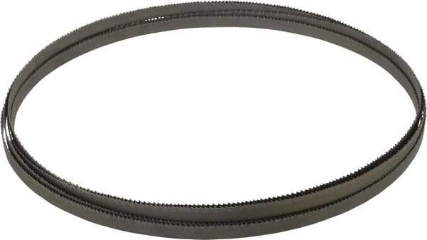 Lenox - 10 to 14 TPI, 12' 6" Long x 3/8" Wide x 0.025" Thick, Welded Band Saw Blade - Bi-Metal, Toothed Edge, Modified Raker Tooth Set, Flexible Back, Contour Cutting - Apex Tool & Supply