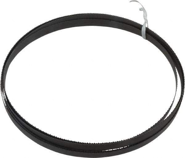 Lenox - 10 to 14 TPI, 12' 6" Long x 1/2" Wide x 0.025" Thick, Welded Band Saw Blade - Bi-Metal, Toothed Edge, Modified Raker Tooth Set, Flexible Back, Contour Cutting - Apex Tool & Supply