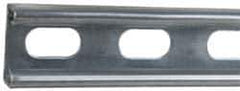 Cooper B-Line - 10' Long x 1-5/8" Wide x 13/16" High, 14 Gauge, Strip Steel, Half Slot Framing Channel & Strut - 0.075" Thick, Pre-Galvanized - Apex Tool & Supply