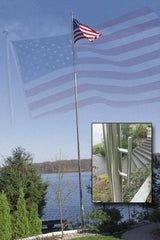 Vestil - Flag Poles & Kits Type: Flag Pole Mounting: Portable - Apex Tool & Supply
