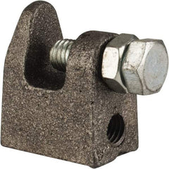 Cooper B-Line - 3/4" Max Flange Thickness, 1/2" Rod Top Beam Clamp - 700 Lb Capacity, Malleable Iron - Apex Tool & Supply