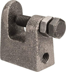Cooper B-Line - 3/4" Max Flange Thickness, 3/8" Rod Top Beam Clamp - 400 Lb Capacity, Malleable Iron - Apex Tool & Supply