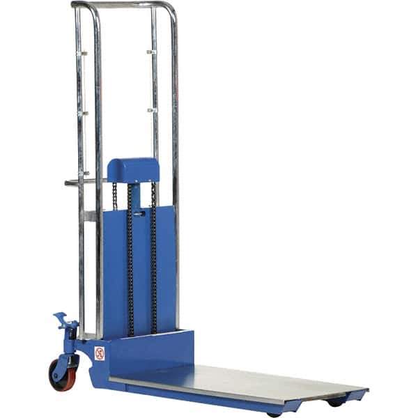 Vestil - 300 Lb Capacity Portable Hydraulic Hefty Lift Table - 3-1/2" Lift Height, 40" Platform Length x 23" Platform Width - Apex Tool & Supply