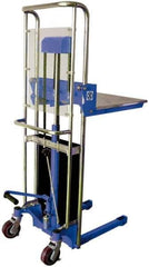 Vestil - 880 Lb Capacity Portable Hydraulic Hefty Lift Table - 3-1/2" Lift Height, 24" Platform Length x 23" Platform Width - Apex Tool & Supply